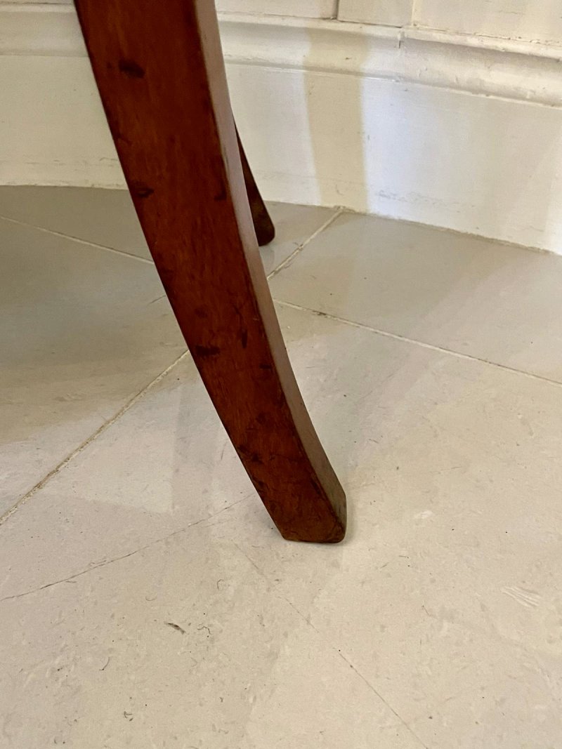 Antique Set of Six Victorian Quality Mahogany Dining Chairs - Image 12